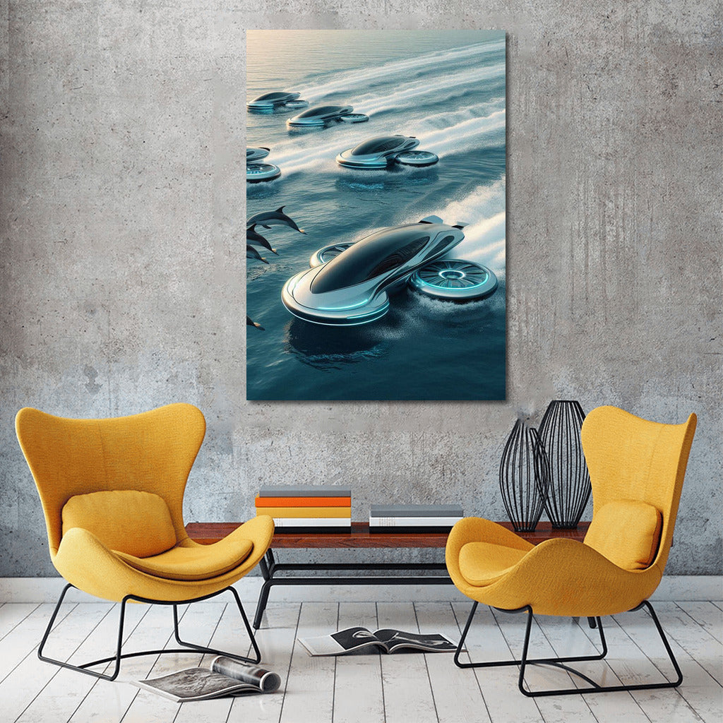 Futuristic Hovercrafts on Water: Technology and Adventure