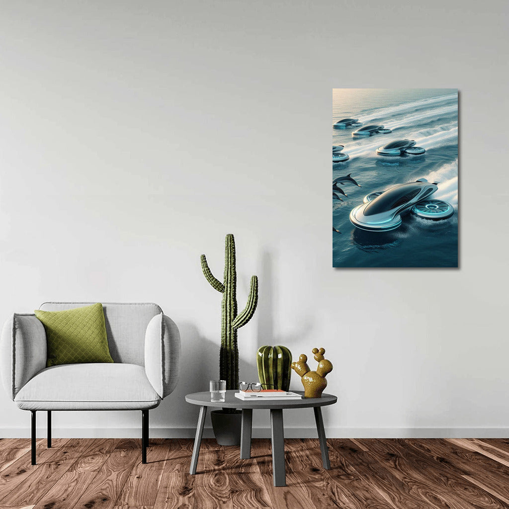 Futuristic Hovercrafts on Water: Technology and Adventure