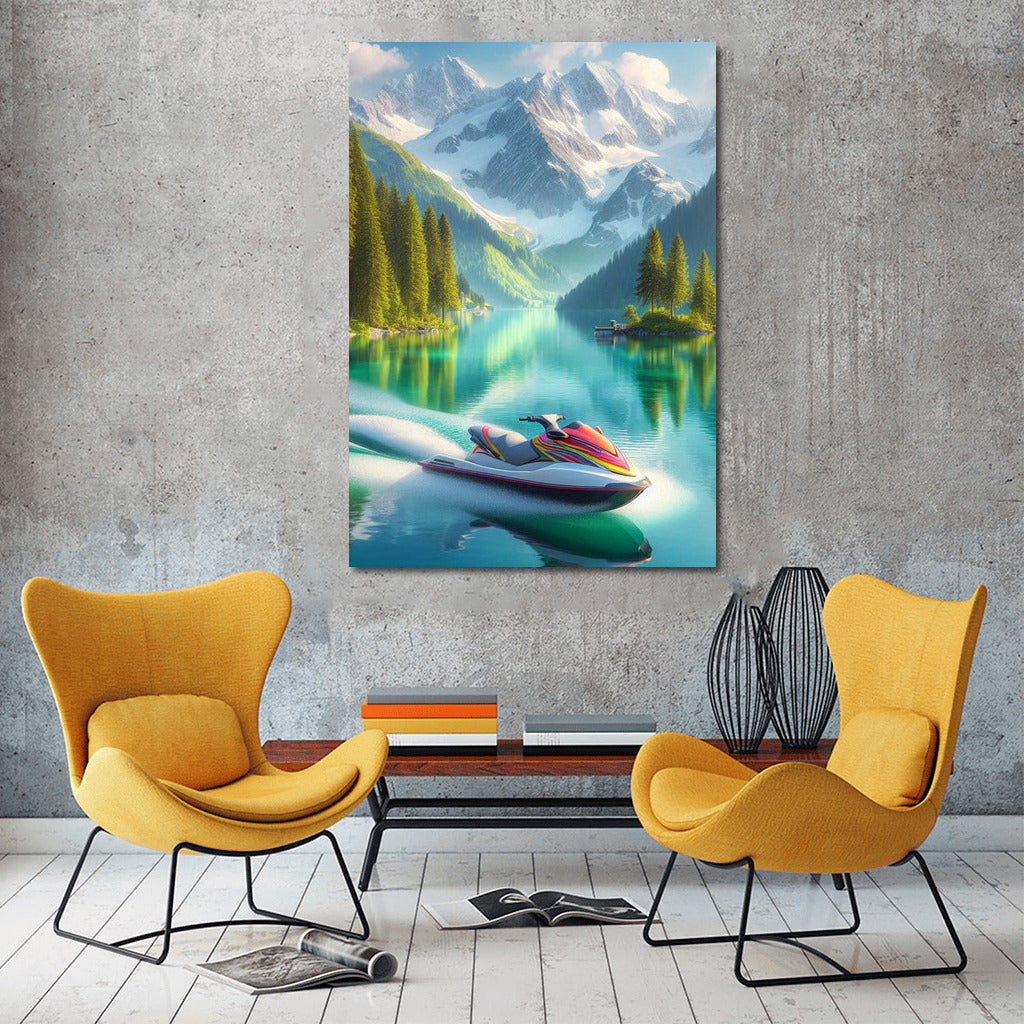 Jet Ski to the Top: Adrenaline in the Mountains