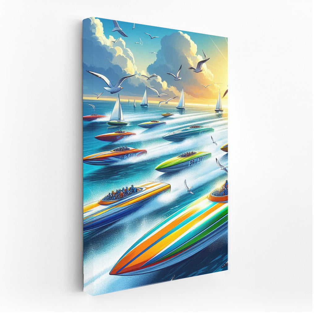 Speed and Freedom: Sports Boats on the Water