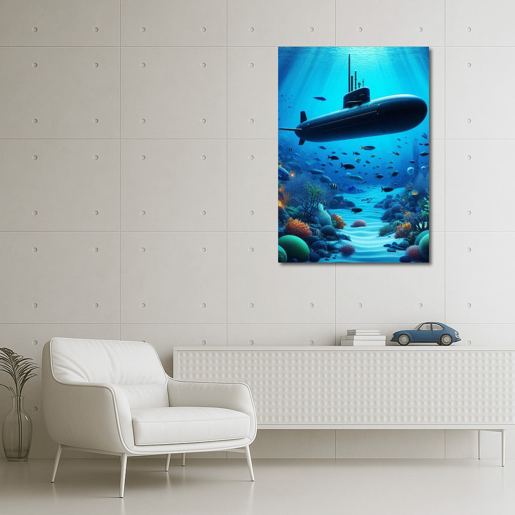 Secrets of the Underwater Submarine among Corals and Fish