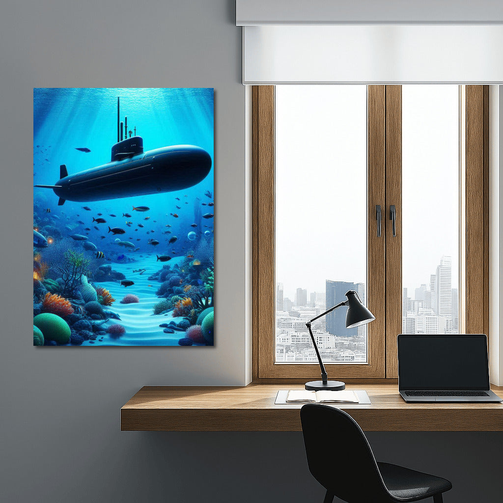 Secrets of the Underwater Submarine among Corals and Fish
