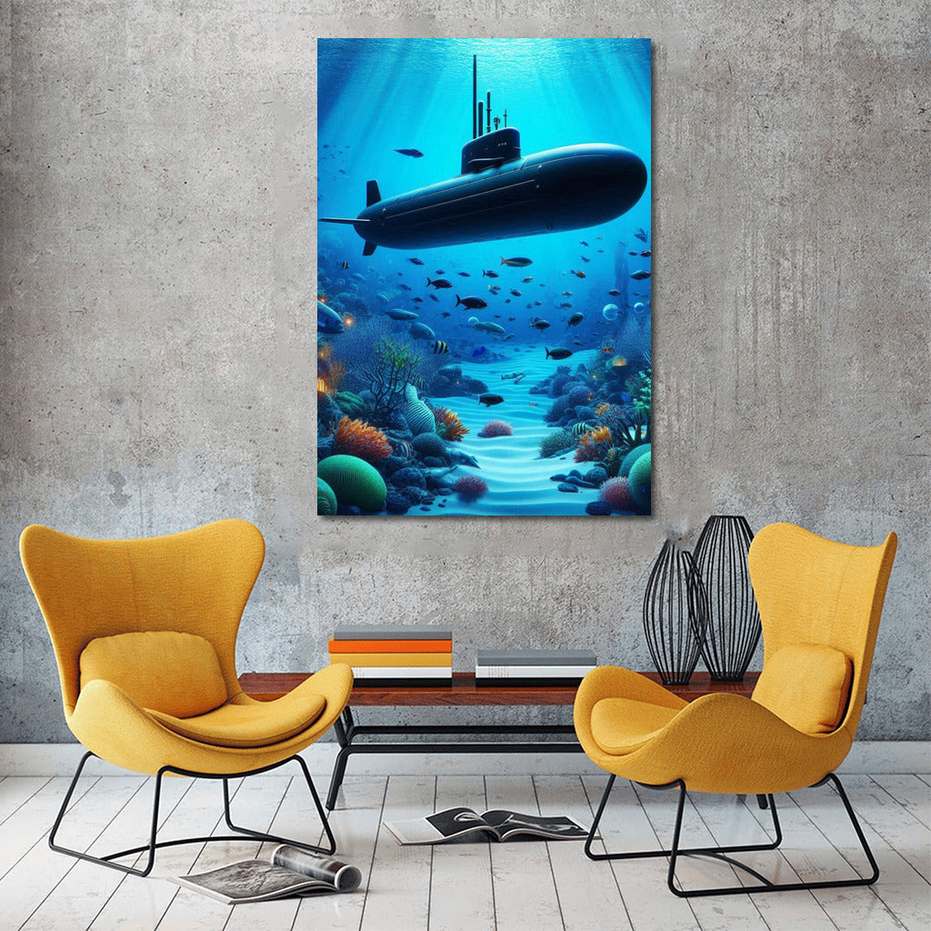 Secrets of the Underwater Submarine among Corals and Fish