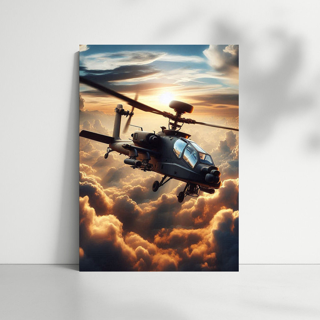 Helicopter in the Clouds: Dynamics and Power of the Sky