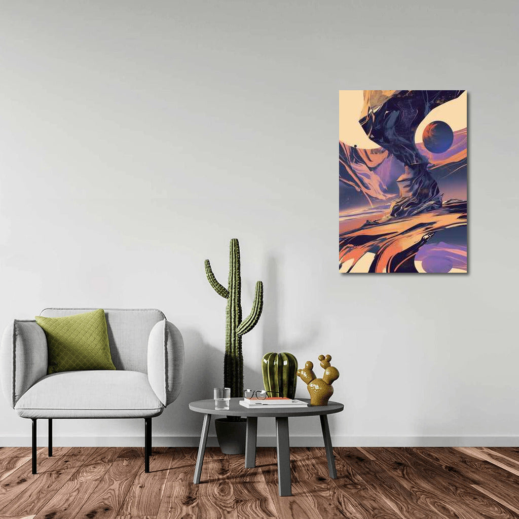 Emotional Vortex: Monochrome Abstraction