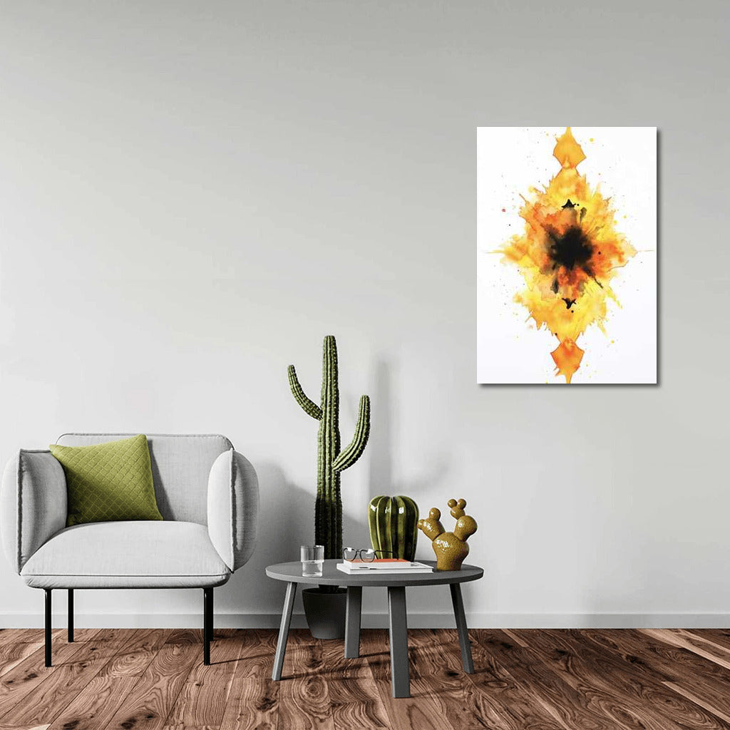 Abstract Diamonds: A Burst of Color for Vibrant Walls