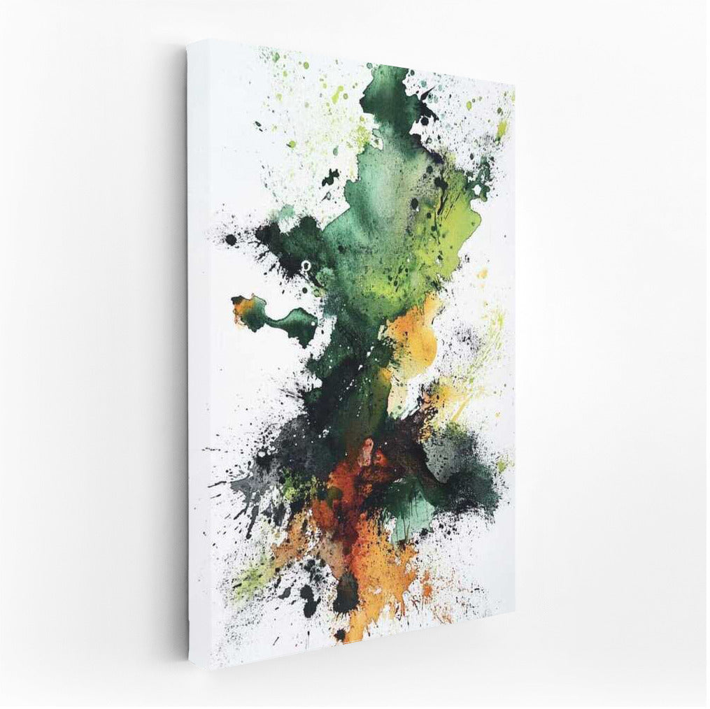 Explosion of Color: Abstract Watercolor Swirl