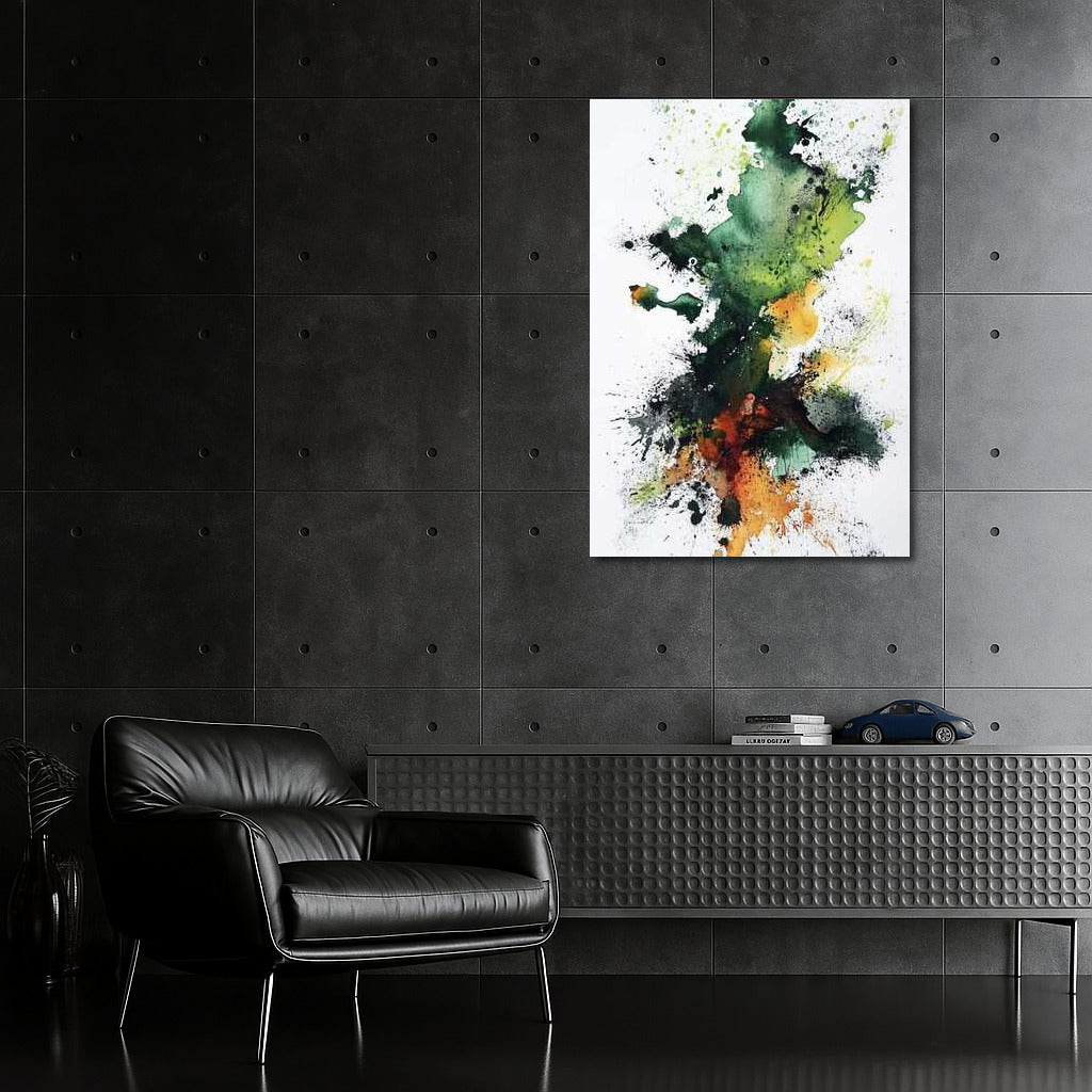 Explosion of Color: Abstract Watercolor Swirl