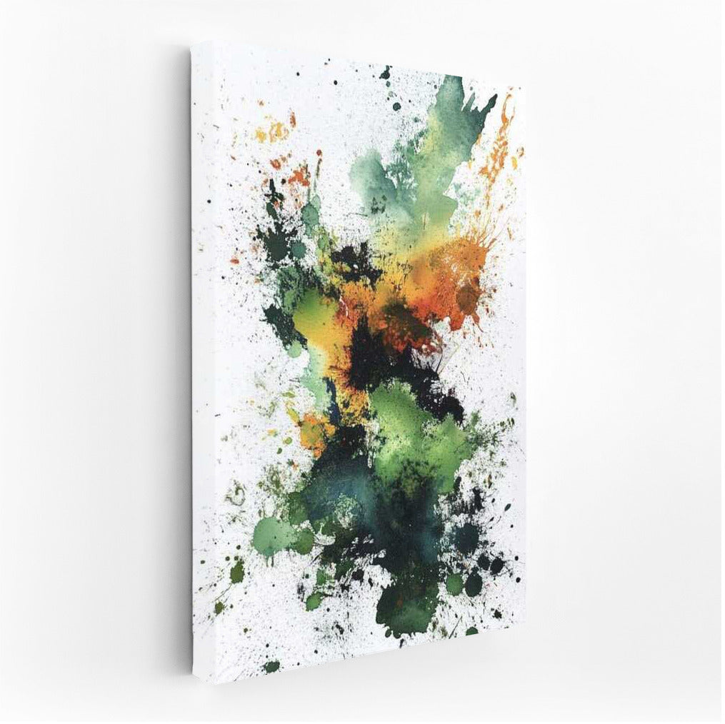 Explosion of Color: Abstract Watercolor Swirl