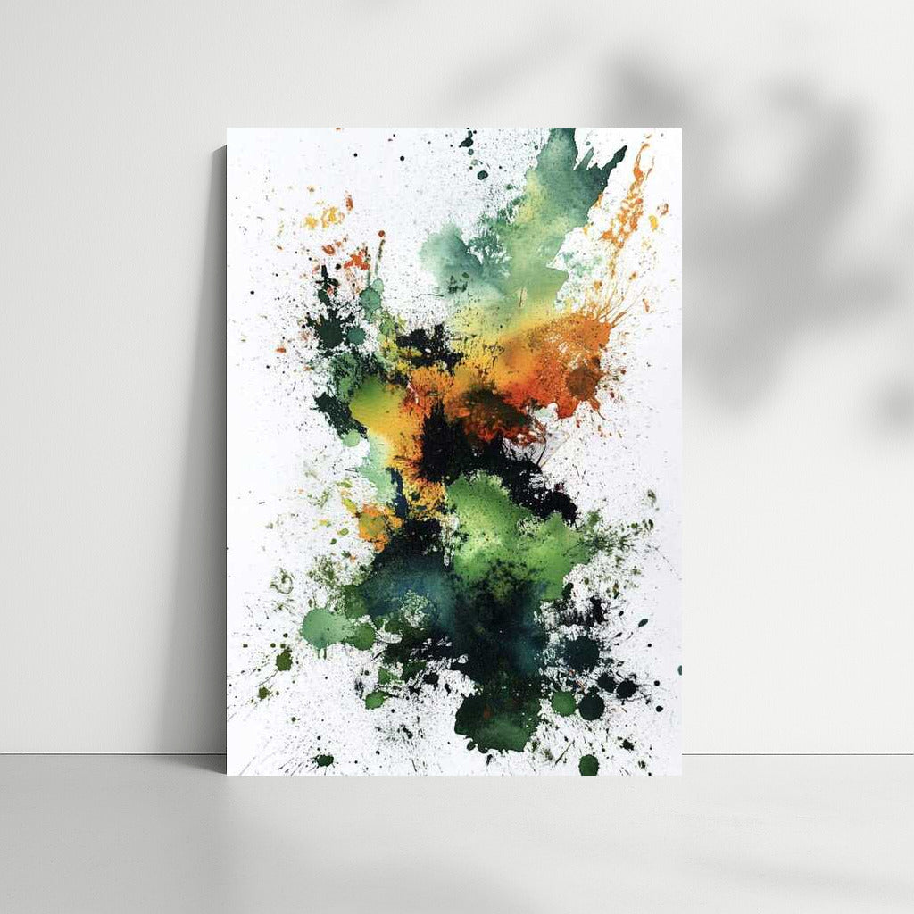 Explosion of Color: Abstract Watercolor Swirl