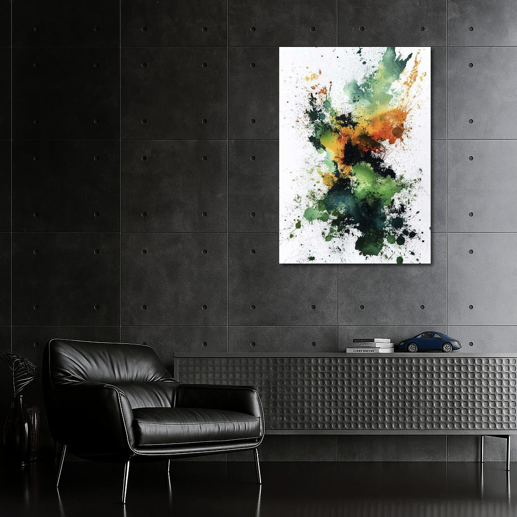 Explosion of Color: Abstract Watercolor Swirl