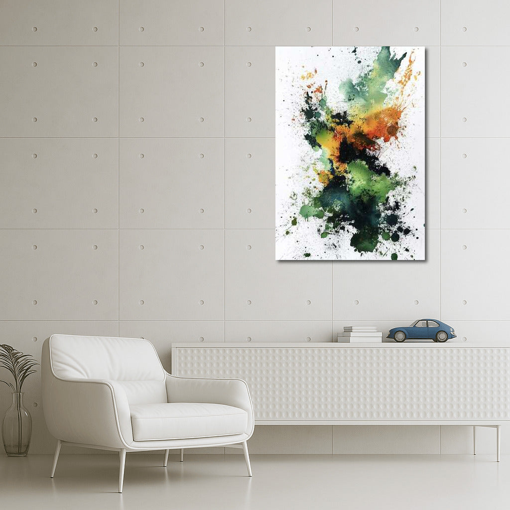 Explosion of Color: Abstract Watercolor Swirl
