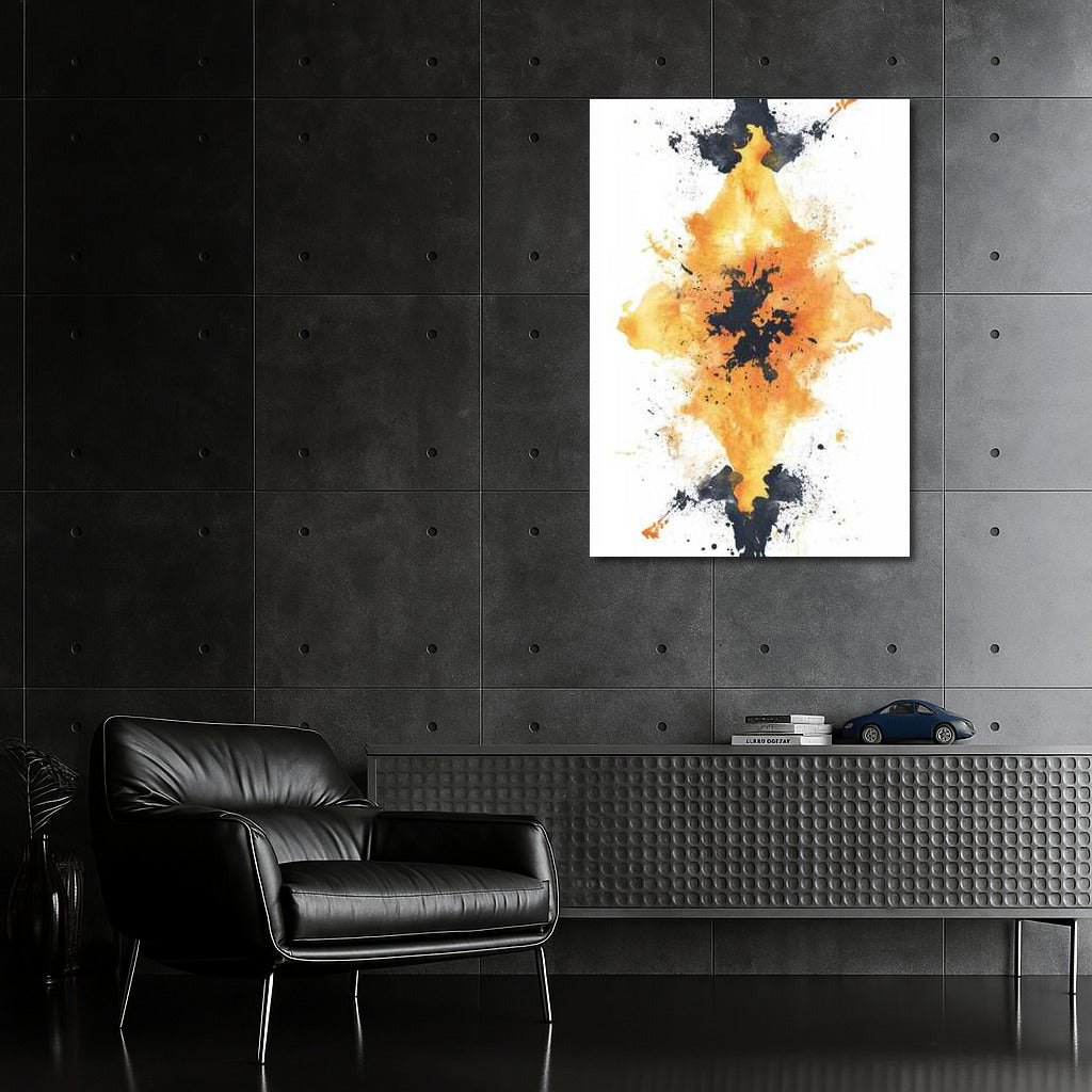 Abstract Diamonds: Asymmetrical Emotional Bursts