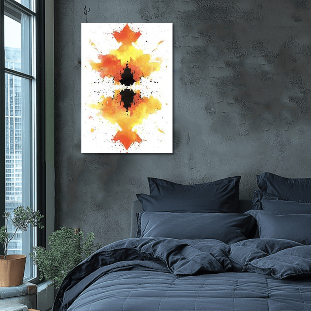 Abstract Diamonds: Splashes of Color