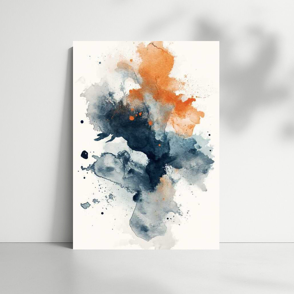 Watercolor Symphony: Abstract Stains