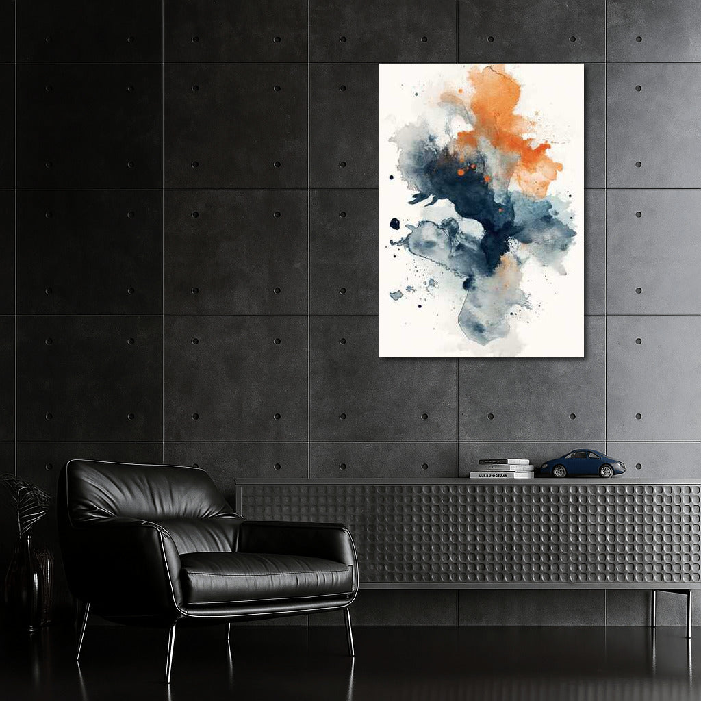 Watercolor Symphony: Abstract Stains
