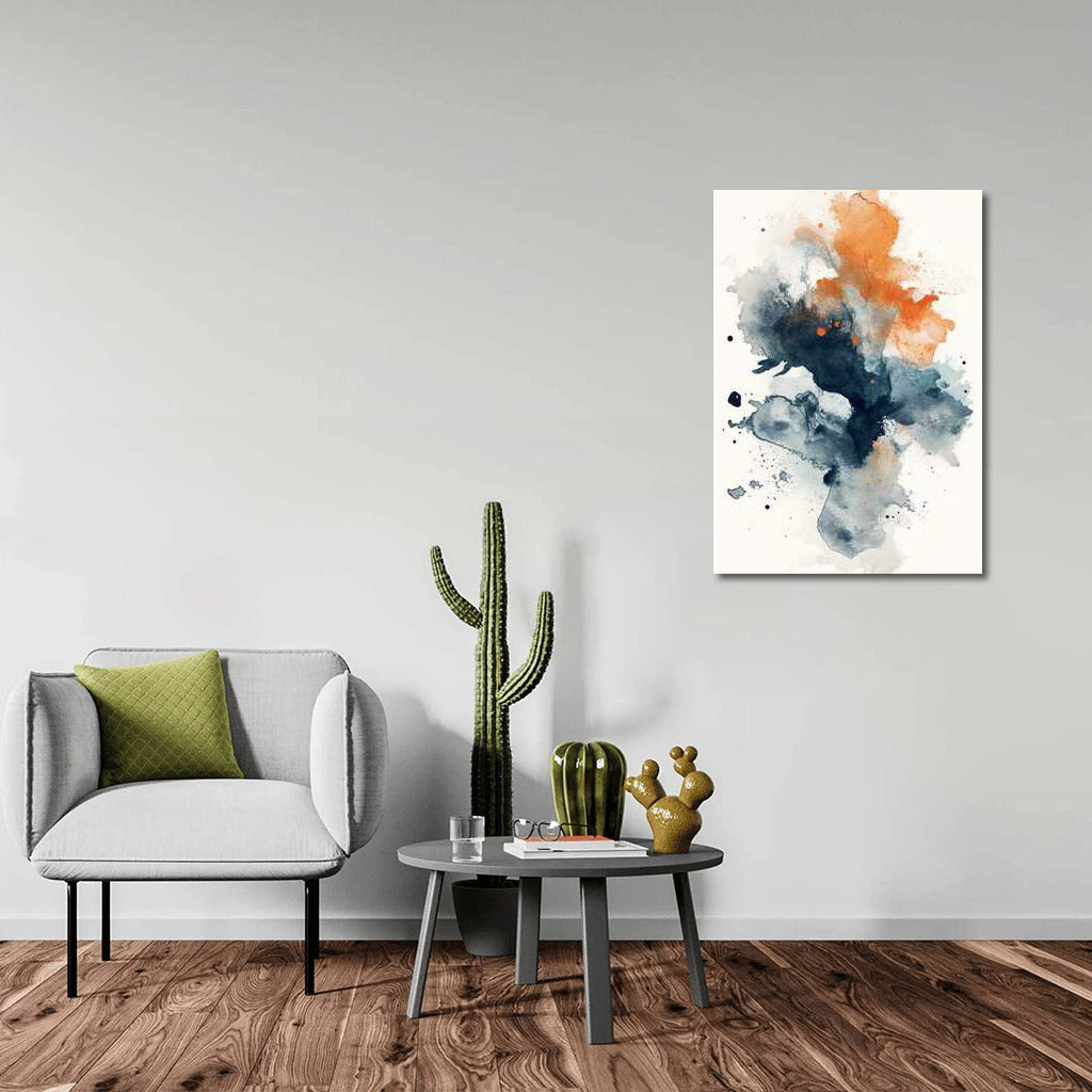 Watercolor Symphony: Abstract Stains