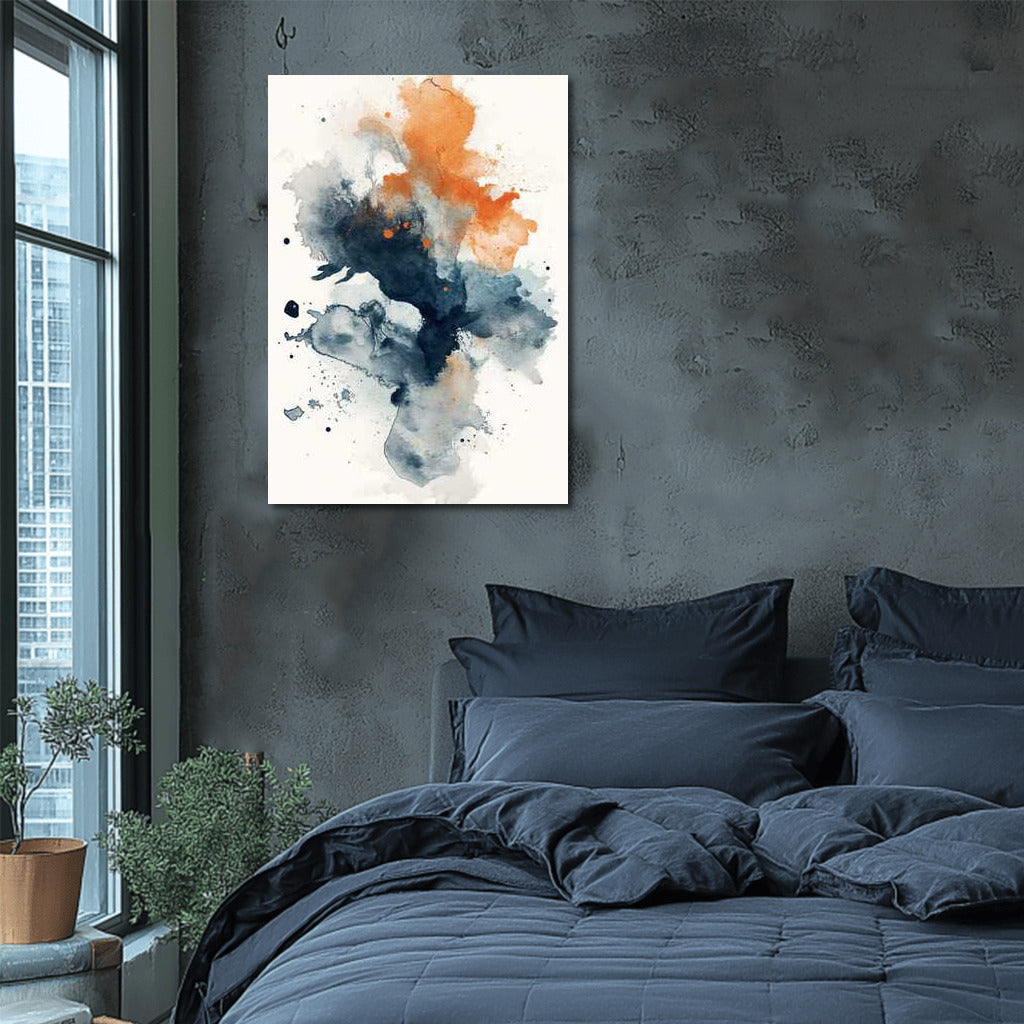 Watercolor Symphony: Abstract Stains