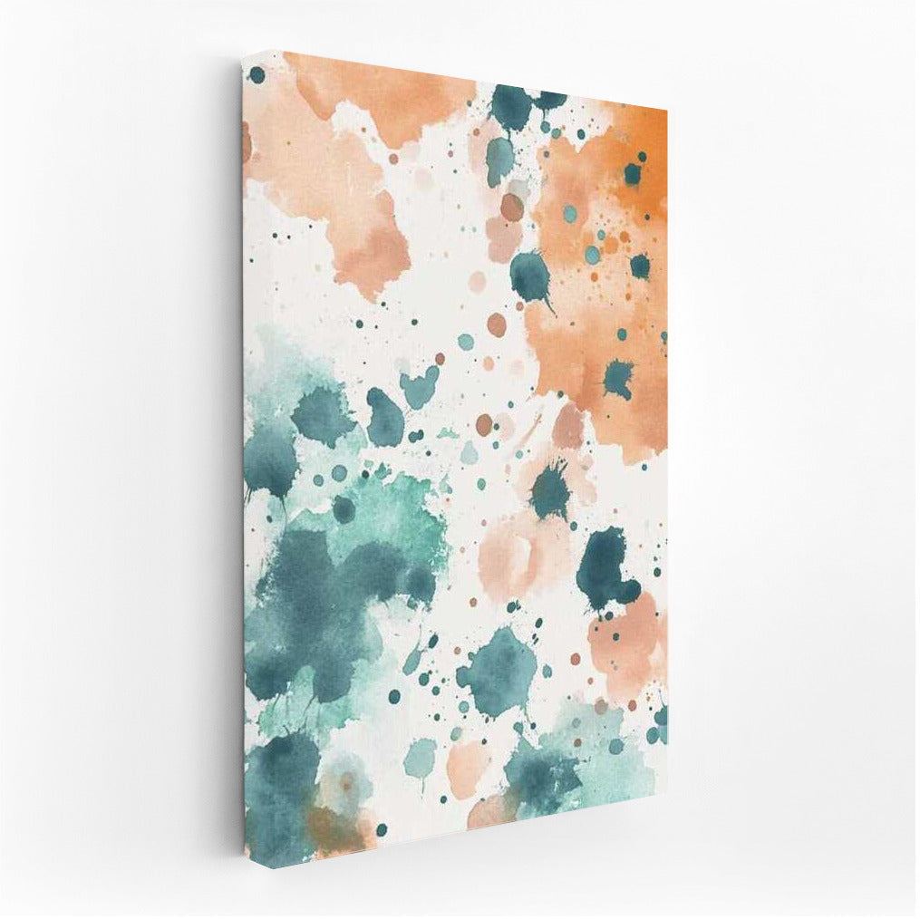 Abstract Swirls: Vibrant Watercolor Spots for Interiors