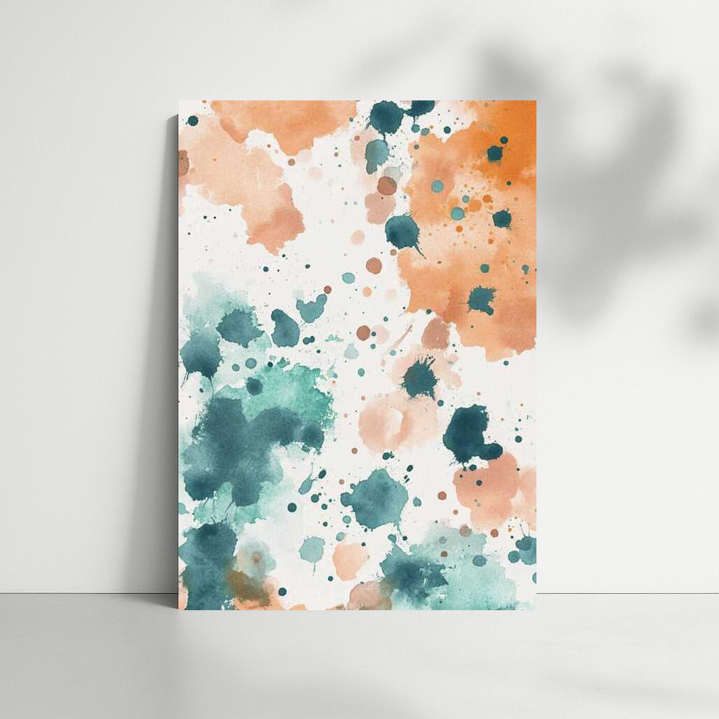 Abstract Swirls: Vibrant Watercolor Spots for Interiors
