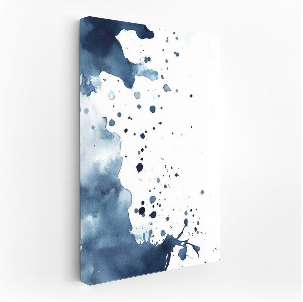 Boundless Blue: Ink Abstraction
