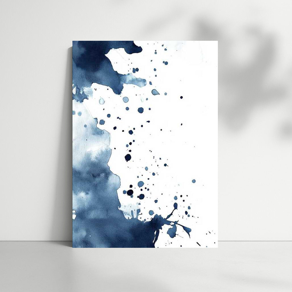 Boundless Blue: Ink Abstraction
