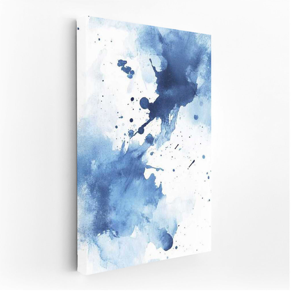 Blue Symphony: Abstract Ink Inspiration