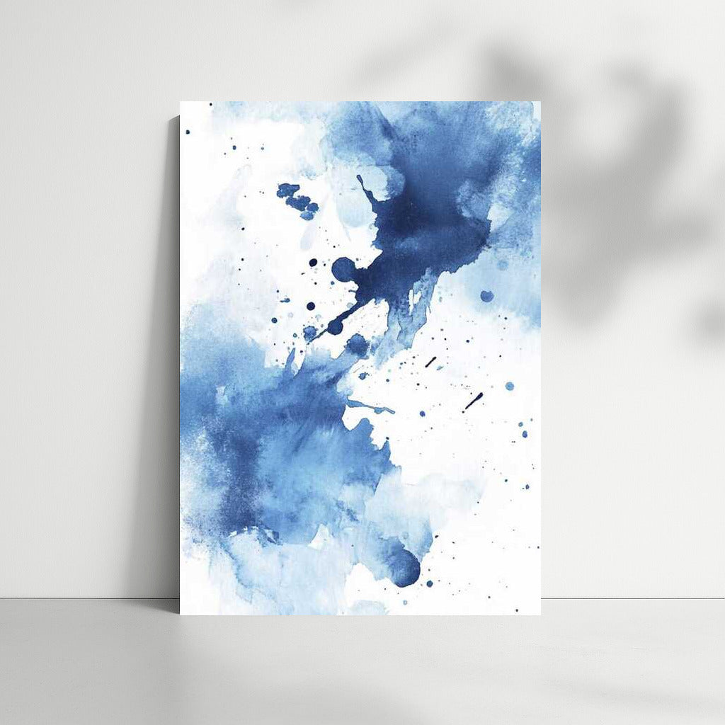 Blue Symphony: Abstract Ink Inspiration