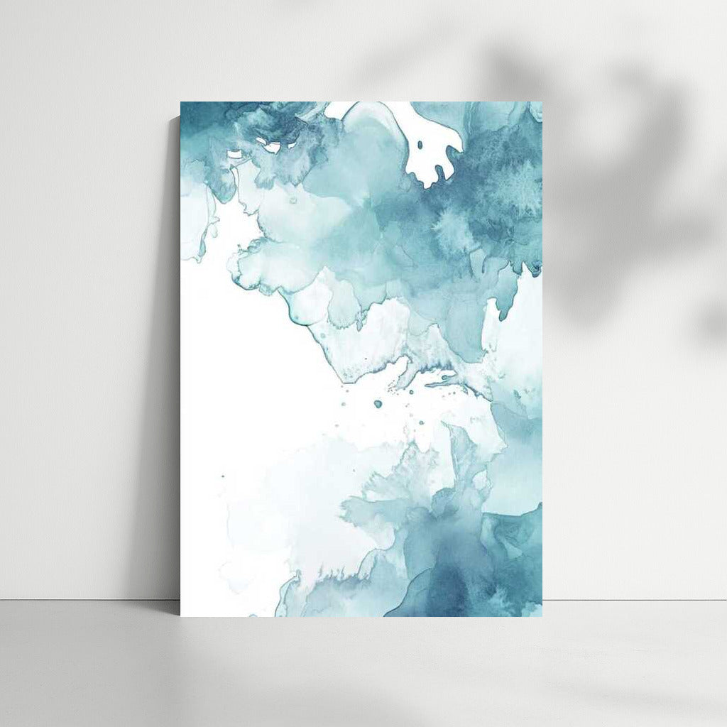 Abstract Blue Ink Symphony
