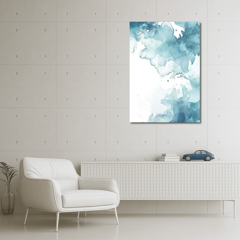 Abstract Blue Ink Symphony
