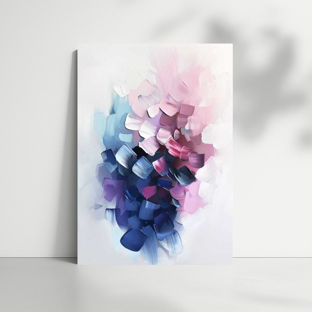 Abstract Symphony of Brush: Harmony of Forms and Colors