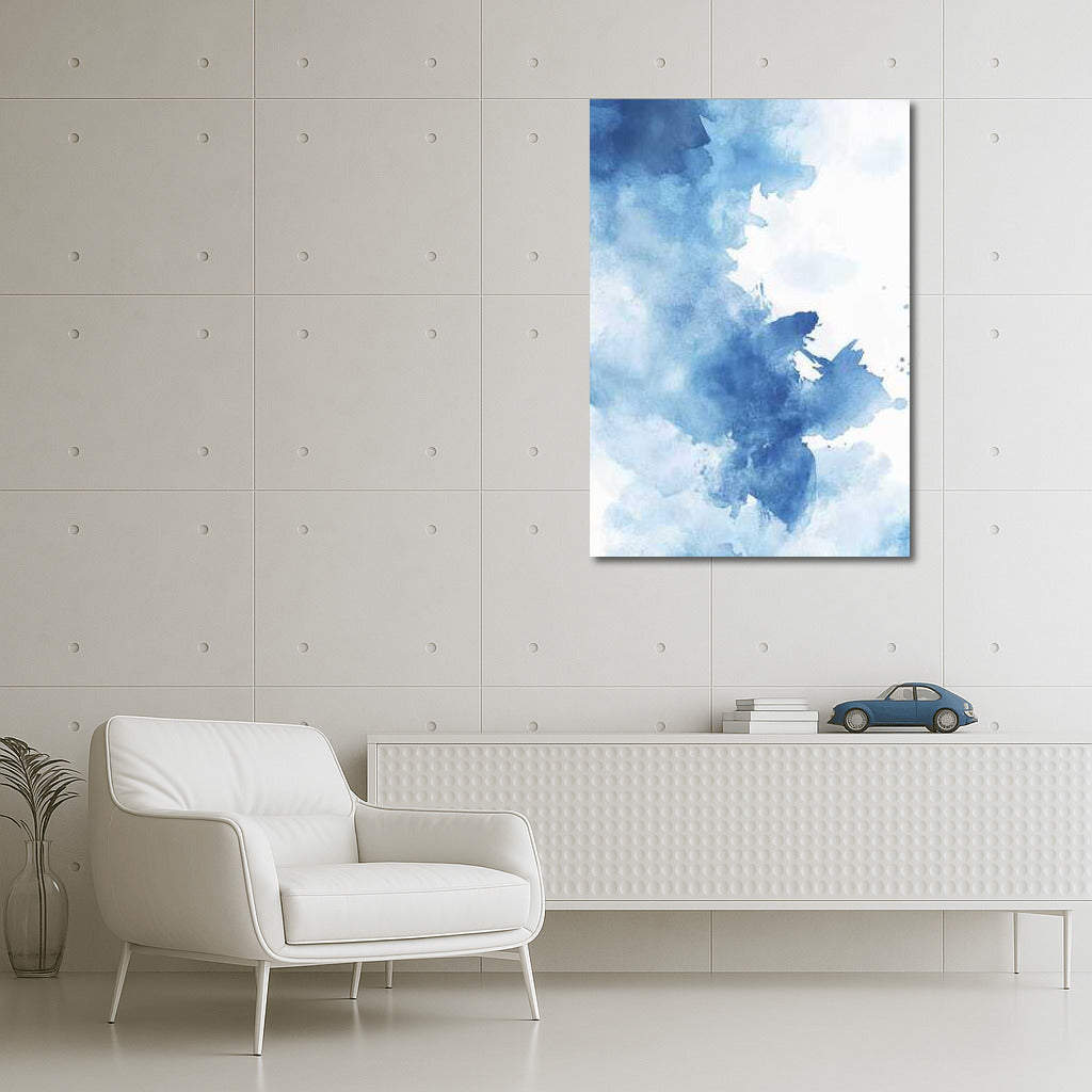 Blue Ink: Abstract Magic of Imagination