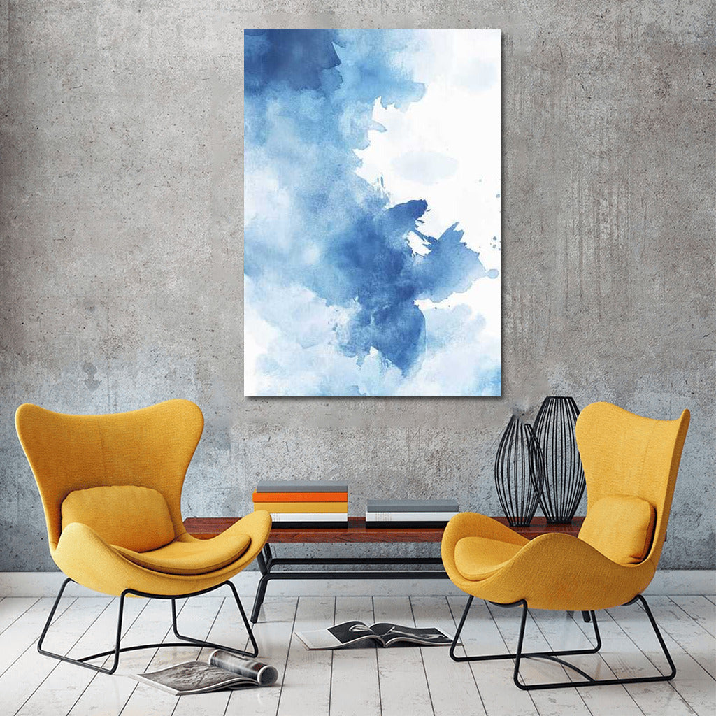 Blue Ink: Abstract Magic of Imagination