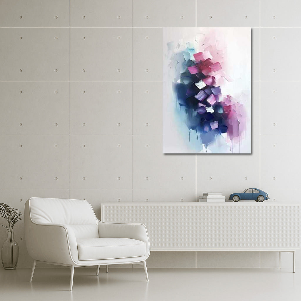 Harmony of Abstraction: Delicate Brush Strokes