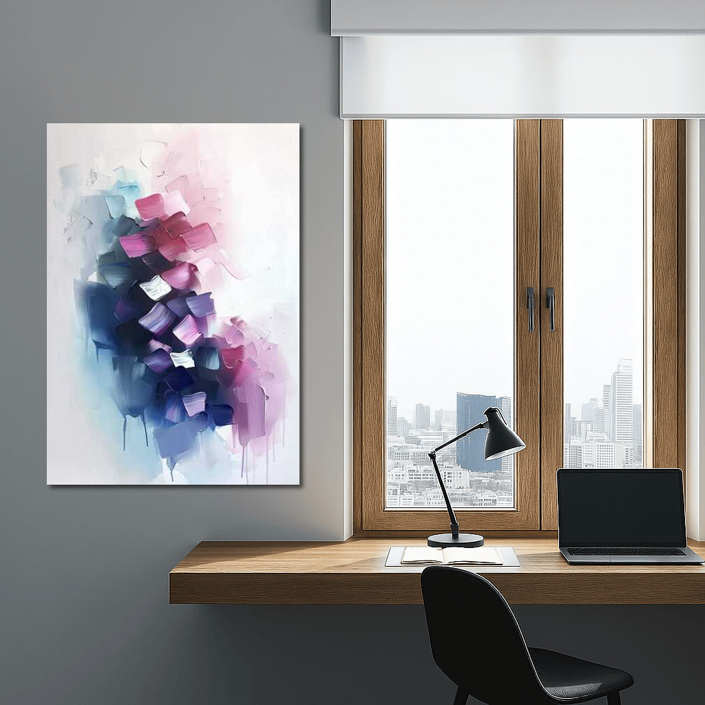 Harmony of Abstraction: Delicate Brush Strokes
