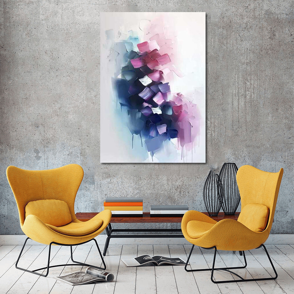 Harmony of Abstraction: Delicate Brush Strokes