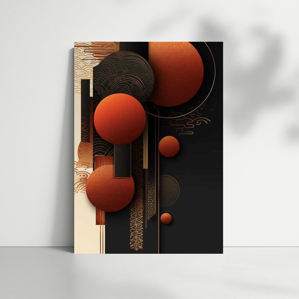 Harmony of Chinese Geometry: Abstract Inspiration