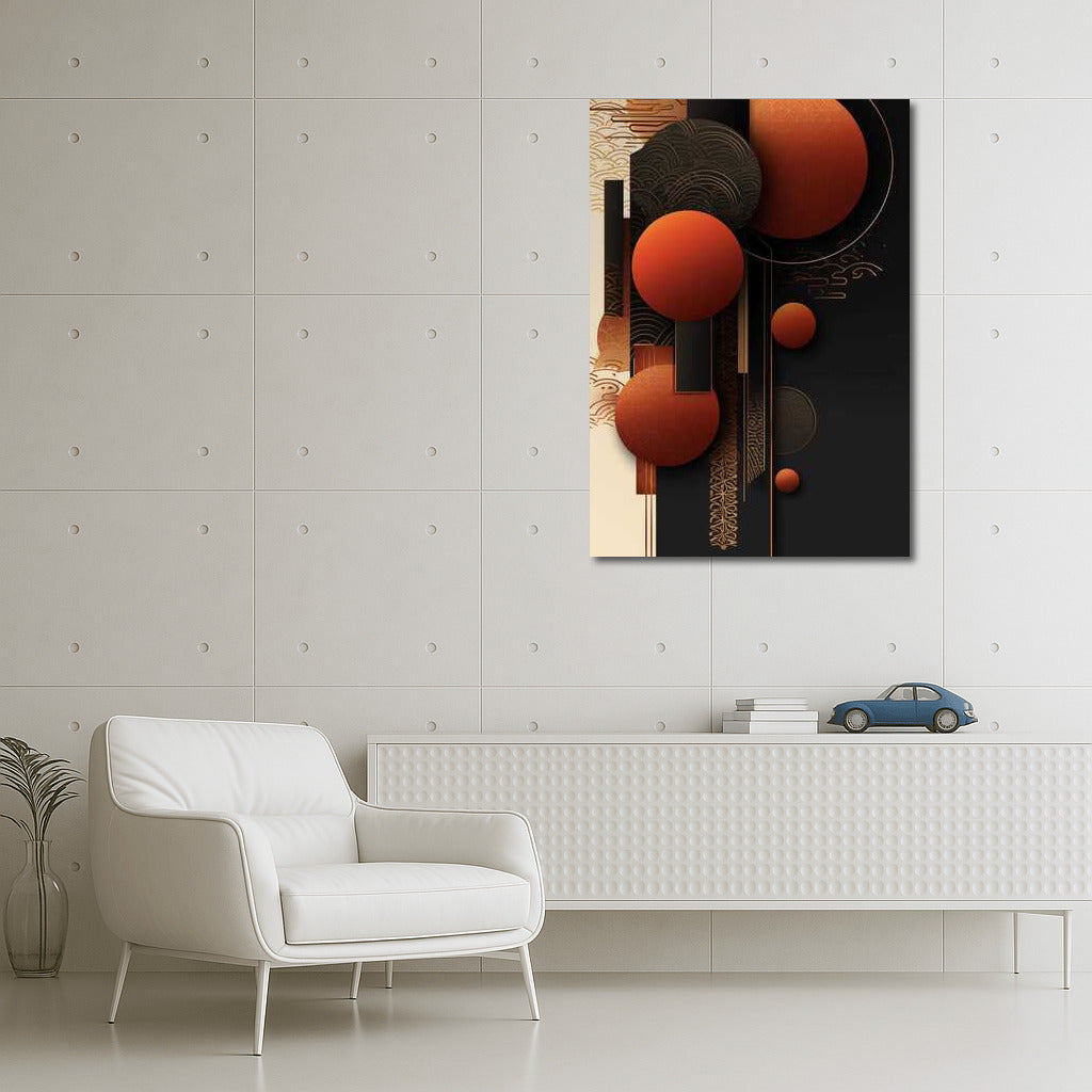 Harmony of Chinese Geometry: Abstract Inspiration