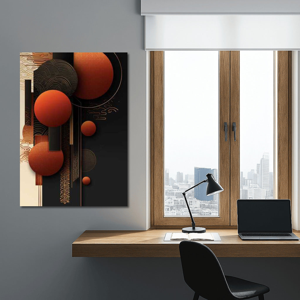Harmony of Chinese Geometry: Abstract Inspiration