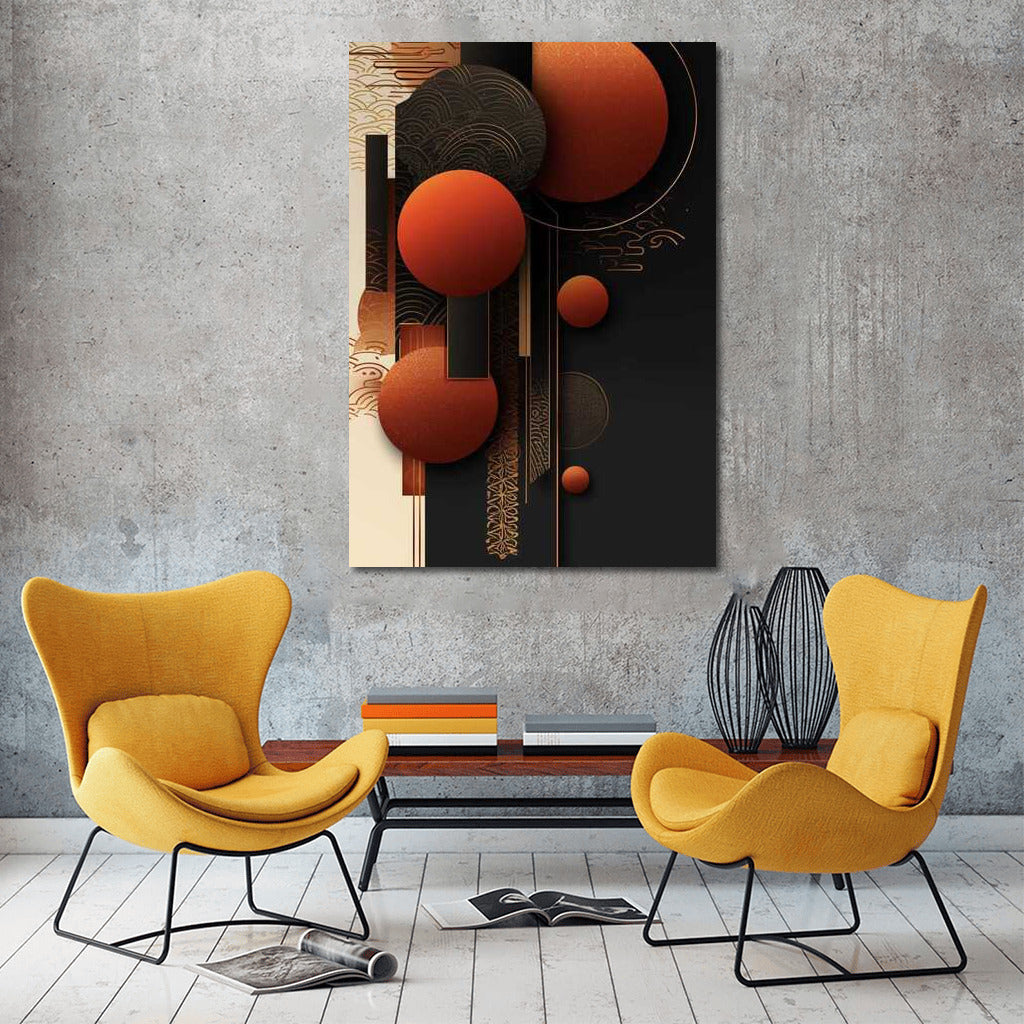 Harmony of Chinese Geometry: Abstract Inspiration