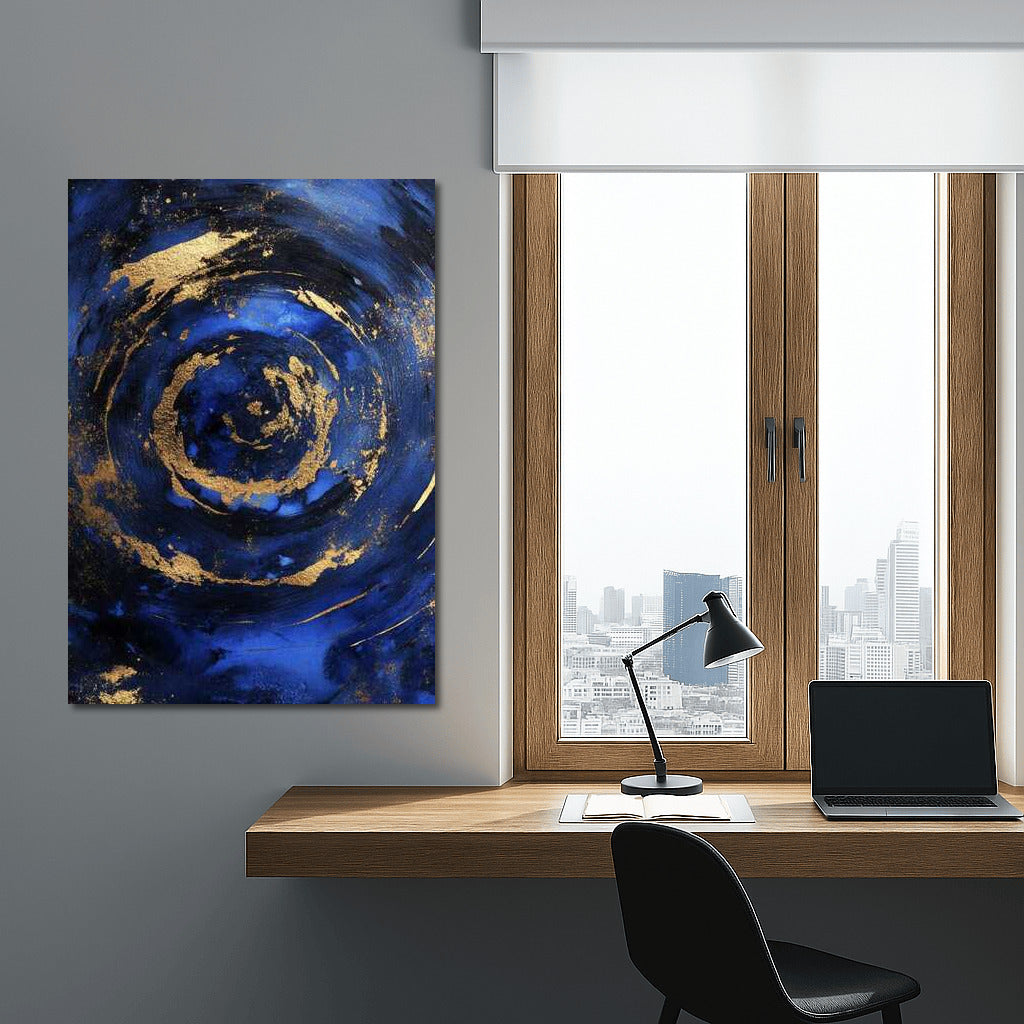Space Symphony: Golden Vortexes of Abstraction