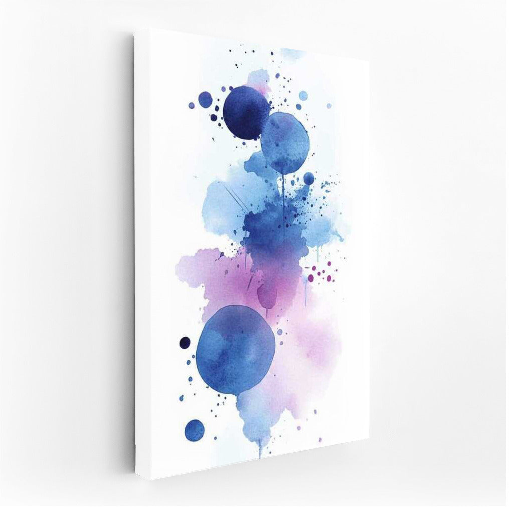 Neon Swirl: Abstract Circles and Splashes