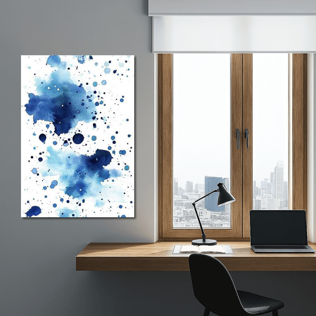 Blue Ink Dreams: Abstraction for Interior