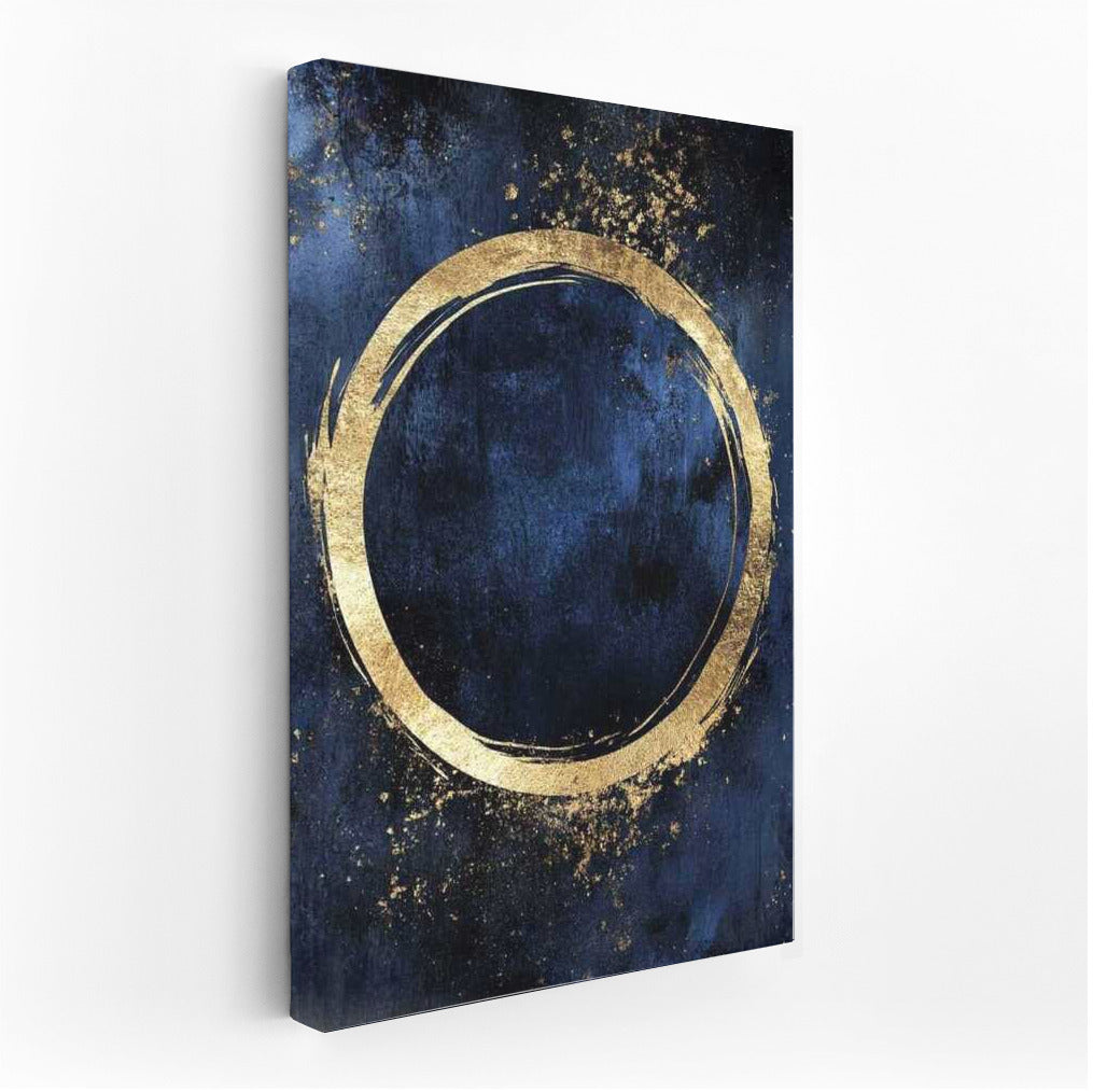 Golden Vortex: Abstract Masterpiece for Interior