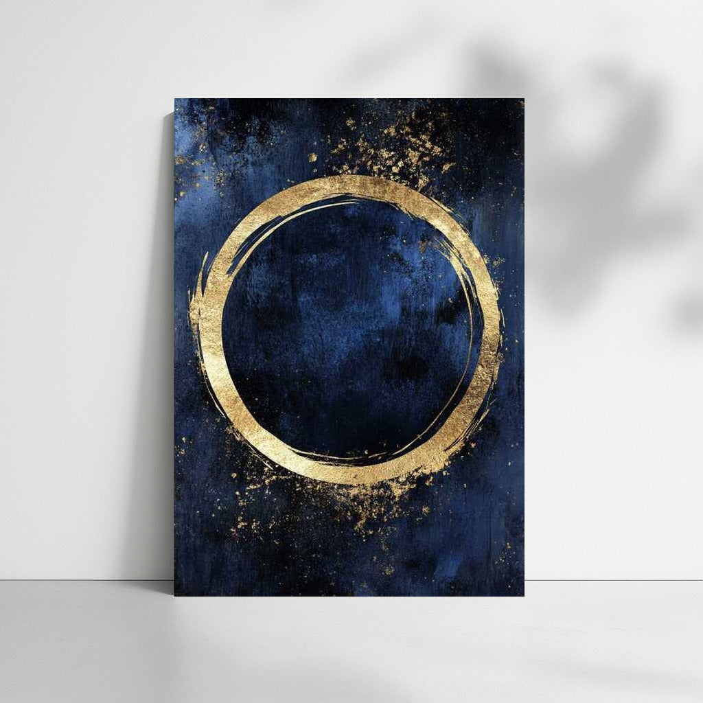 Golden Vortex: Abstract Masterpiece for Interior