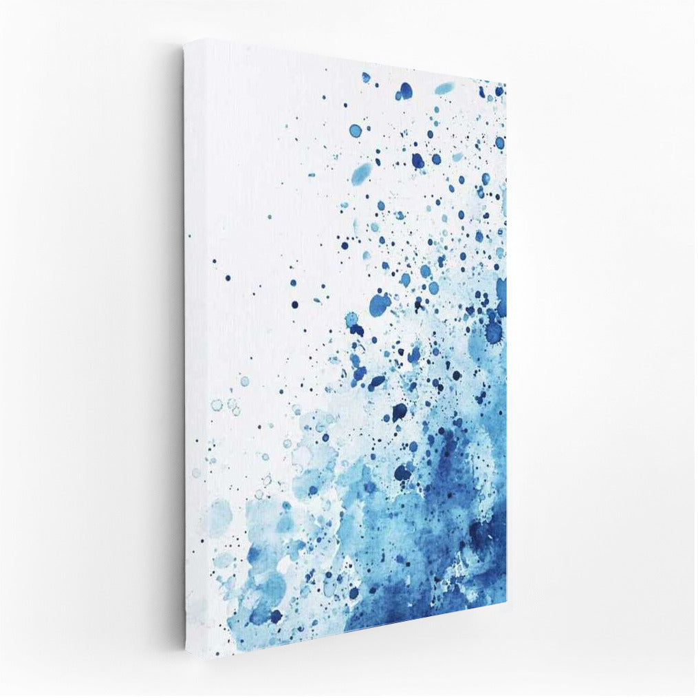 Blue Swirl: Abstract Ink Charm