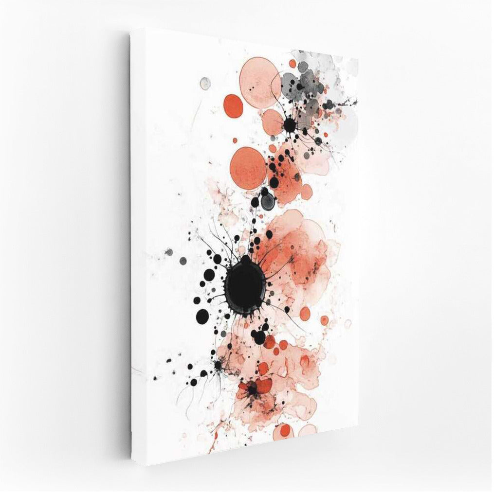 Coral Swirl: Abstraction of Circles and Splashes