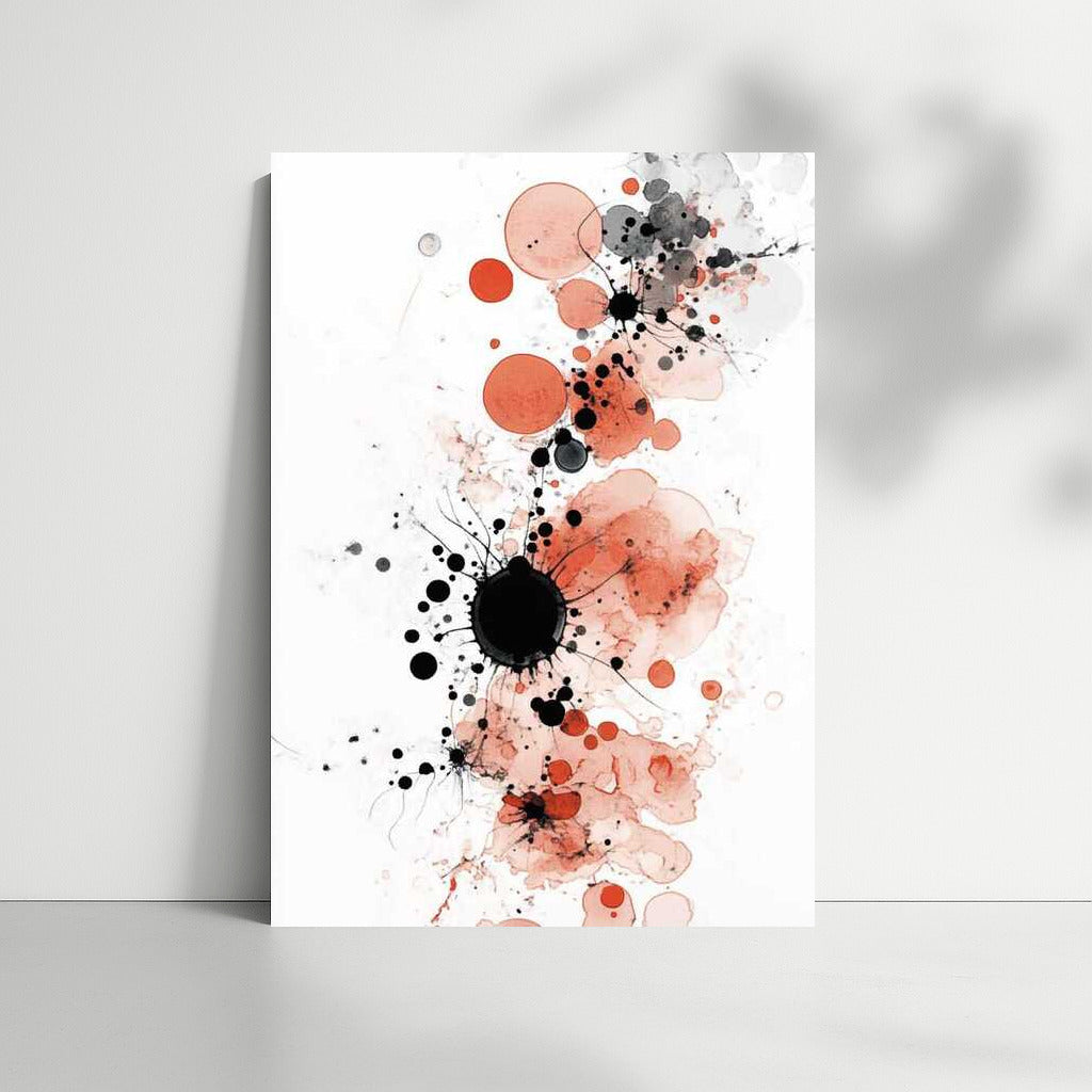 Coral Swirl: Abstraction of Circles and Splashes