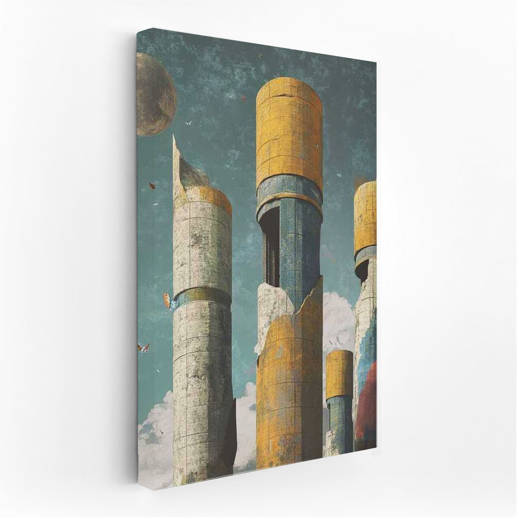 Air Columns: Abstract Grandeur