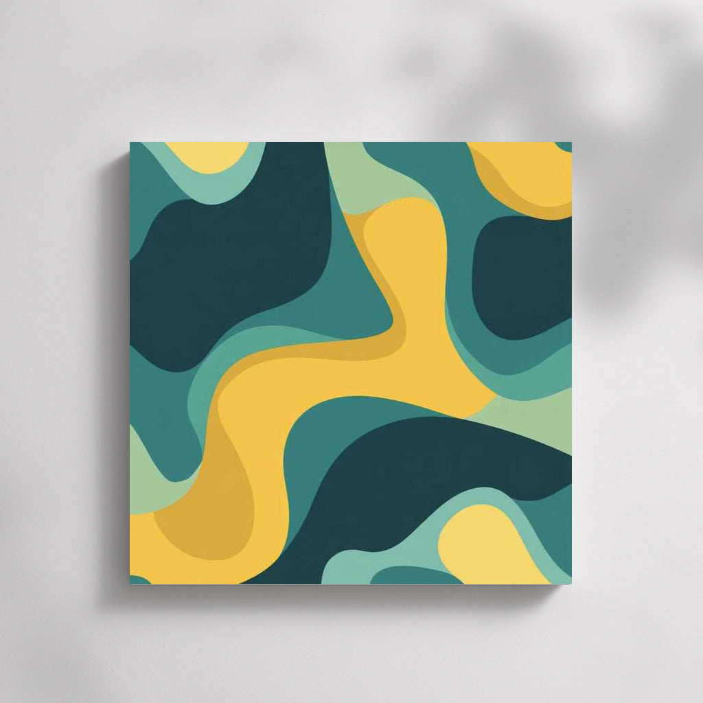 Bright Vortex: Abstract Pattern for Interior